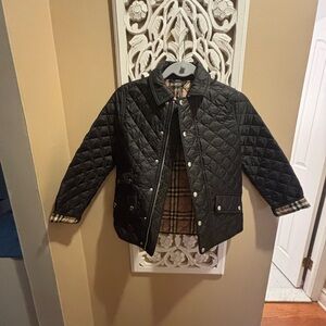 Burberry Black Quilted Kids Puffer Jacket